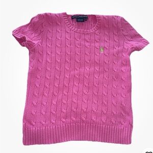 Ralph Lauren Vibrant Pink Knit Top